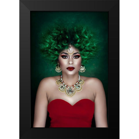 Untitled Black Modern Wood Framed Art Print by Pandya, Hardik