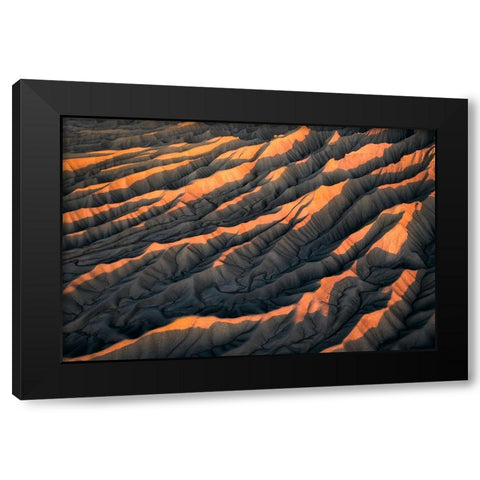 First light Black Modern Wood Framed Art Print by Macua, Gerald