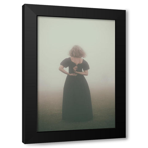 In the arms of fog Black Modern Wood Framed Art Print with Double Matting by Saeidinia, Afshin