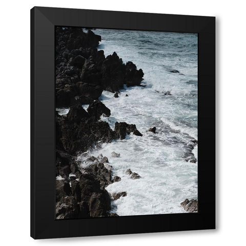 Untitled Black Modern Wood Framed Art Print with Double Matting by Zheng, Sheng