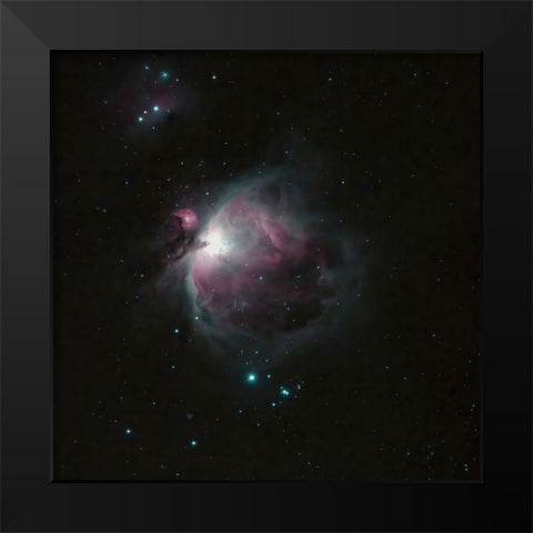Orion Nebula Black Modern Wood Framed Art Print by Hsi, Paul