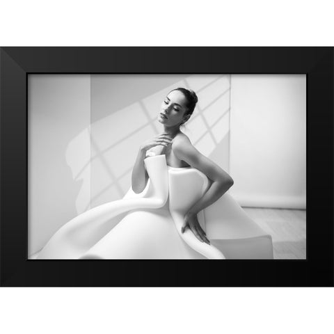 Fashion - Studio shooting Black Modern Wood Framed Art Print by Ovex, Alex