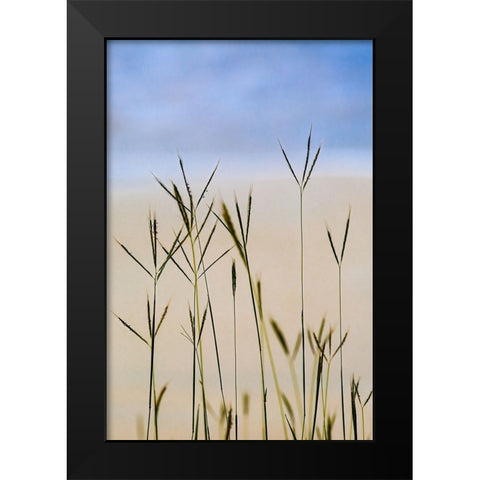 Serenity Black Modern Wood Framed Art Print by Erkmen, Ugur