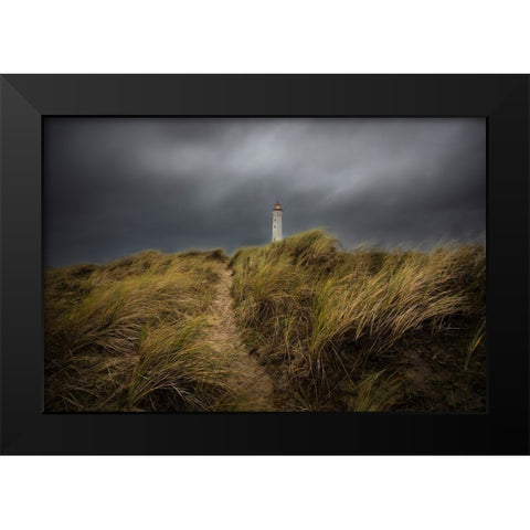 Lyngved Black Modern Wood Framed Art Print by Gustafson Pro, Clas