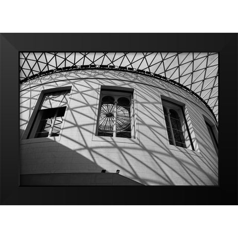In The Gallery Black Modern Wood Framed Art Print by Uhrin, Milan