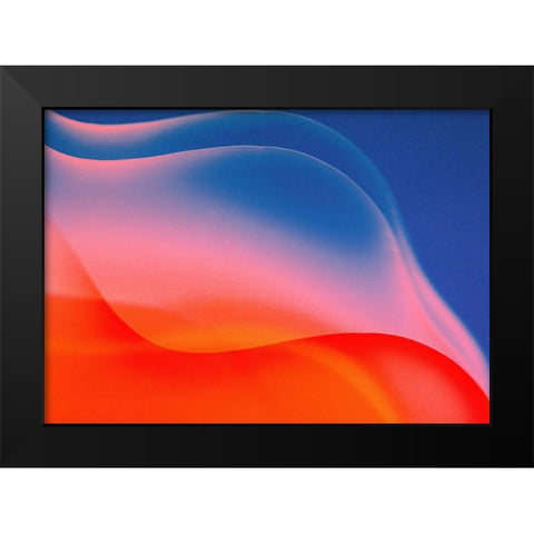 Uhufu Black Modern Wood Framed Art Print by Taneda, Toshio