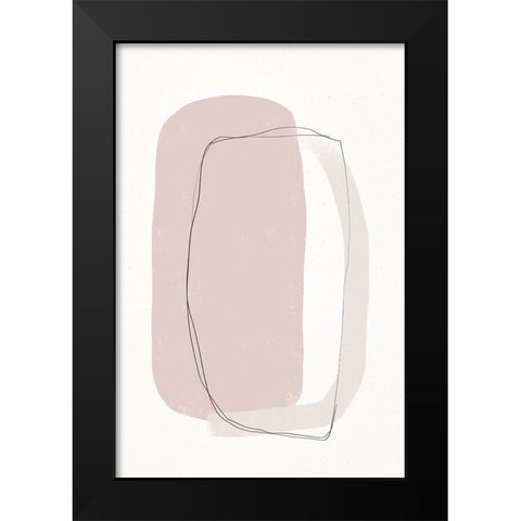 Abstract Bond Black Modern Wood Framed Art Print by Sawall, Anastasia