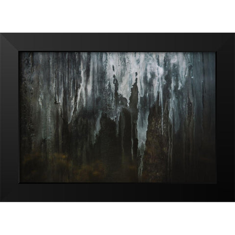 Grunge Window Black Modern Wood Framed Art Print by Mossholder, Tim
