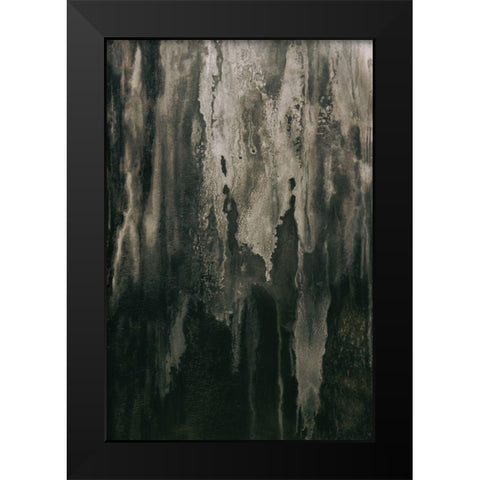 Grunge Window Black Modern Wood Framed Art Print by Mossholder, Tim