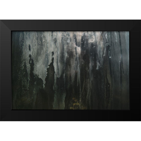 Grunge Window Black Modern Wood Framed Art Print by Mossholder, Tim