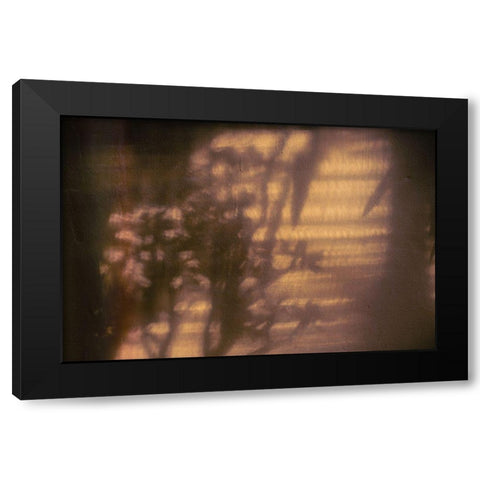 Wall with Shadows Black Modern Wood Framed Art Print with Double Matting by Mossholder, Tim