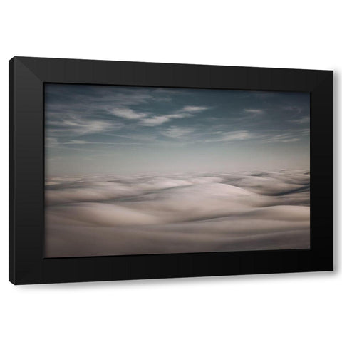 Above the Clouds Black Modern Wood Framed Art Print by Mossholder, Tim