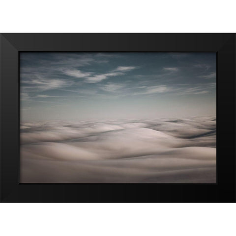Above the Clouds Black Modern Wood Framed Art Print by Mossholder, Tim