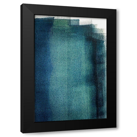 Painted Textures Black Modern Wood Framed Art Print by Mossholder, Tim