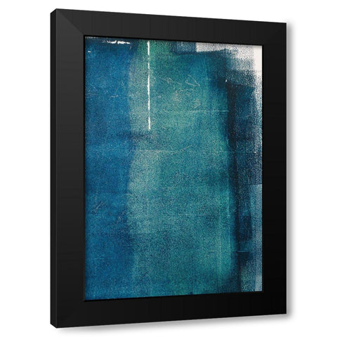 Painted Textures Black Modern Wood Framed Art Print by Mossholder, Tim