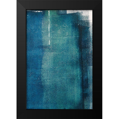 Painted Textures Black Modern Wood Framed Art Print by Mossholder, Tim