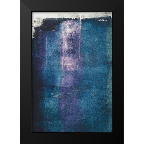 Painted Textures Black Modern Wood Framed Art Print by Mossholder, Tim