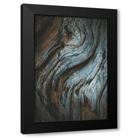 Eucalyptus Texture Black Modern Wood Framed Art Print by Mossholder, Tim