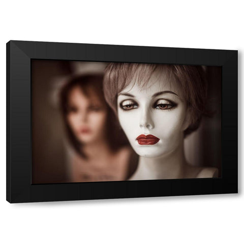 Beauty for Sale Black Modern Wood Framed Art Print by Mossholder, Tim