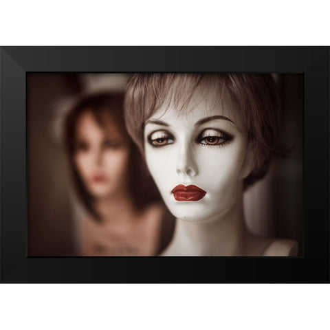 Beauty for Sale Black Modern Wood Framed Art Print by Mossholder, Tim