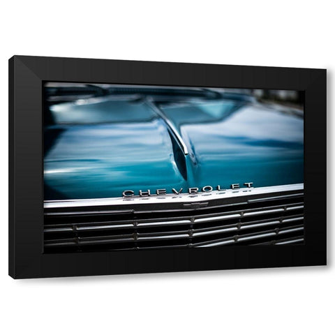 Chevy Black Modern Wood Framed Art Print with Double Matting by Mossholder, Tim