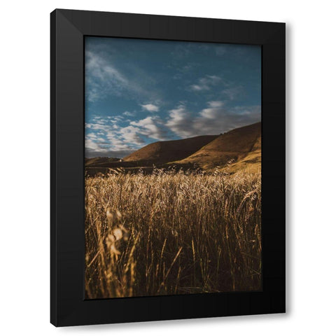 Hillside and Grass Black Modern Wood Framed Art Print by Mossholder, Tim