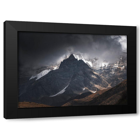 Thr Scene.. Black Modern Wood Framed Art Print with Double Matting by Chatterjee, Chayan