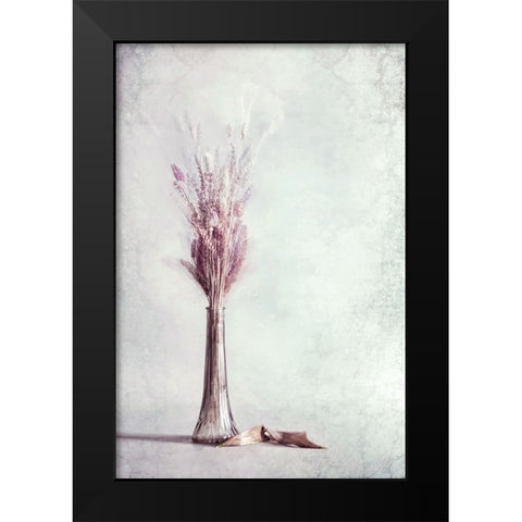 Bedazzled Black Modern Wood Framed Art Print by Kiral, Cicek