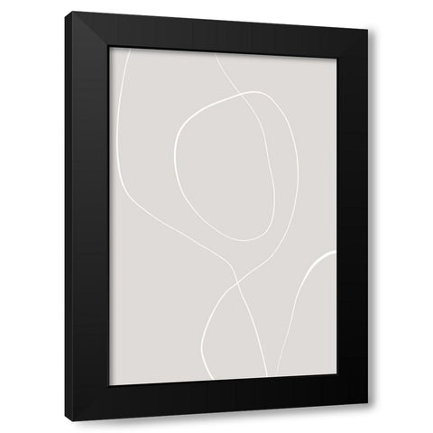 Getting Soft Black Modern Wood Framed Art Print by Sawall, Anastasia