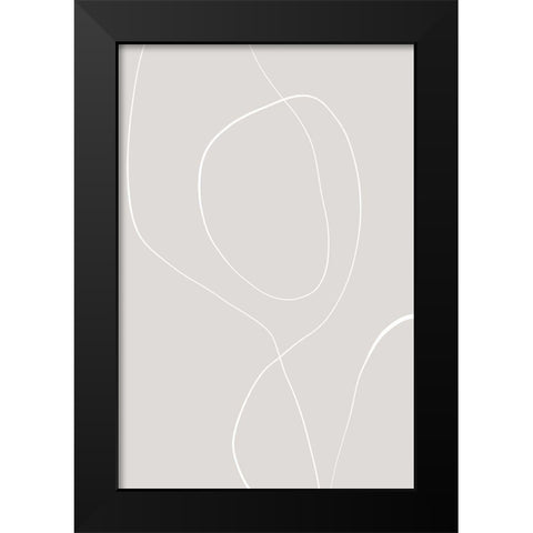 Getting Soft Black Modern Wood Framed Art Print by Sawall, Anastasia