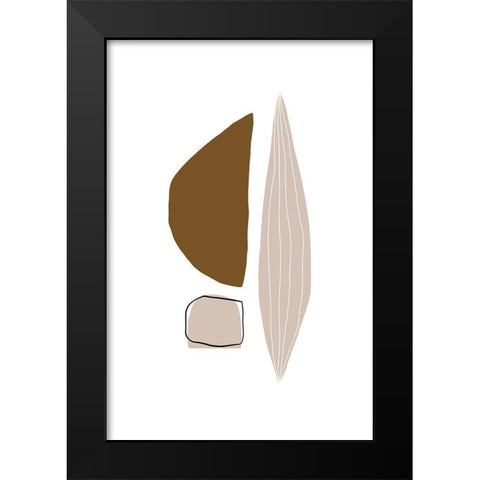 Imperfections Black Modern Wood Framed Art Print by Sawall, Anastasia