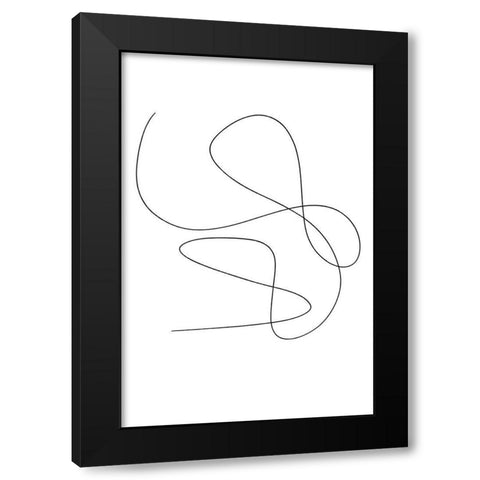 Light and Tender Black Modern Wood Framed Art Print by Sawall, Anastasia