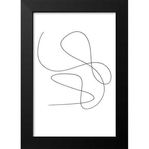 Light and Tender Black Modern Wood Framed Art Print by Sawall, Anastasia