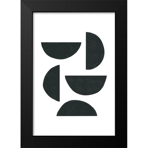 My kind of Balance Black Modern Wood Framed Art Print by Sawall, Anastasia