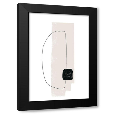 Overlap Black Modern Wood Framed Art Print with Double Matting by Sawall, Anastasia