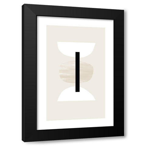 Closed Trio Black Modern Wood Framed Art Print with Double Matting by Sawall, Anastasia