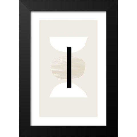 Closed Trio Black Modern Wood Framed Art Print by Sawall, Anastasia