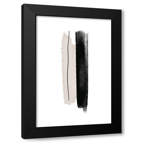 Two plus One Black Modern Wood Framed Art Print with Double Matting by Sawall, Anastasia
