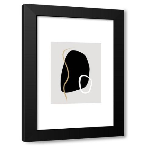Thinking of You Black Modern Wood Framed Art Print with Double Matting by Sawall, Anastasia