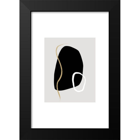 Thinking of You Black Modern Wood Framed Art Print by Sawall, Anastasia