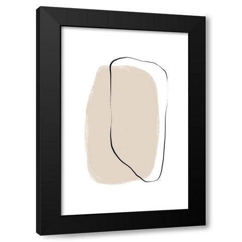 This is Real Black Modern Wood Framed Art Print with Double Matting by Sawall, Anastasia