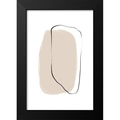 This is Real Black Modern Wood Framed Art Print by Sawall, Anastasia