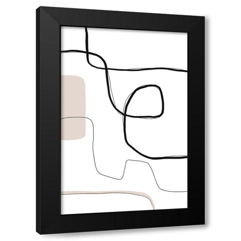 One Way or Another Black Modern Wood Framed Art Print by Sawall, Anastasia