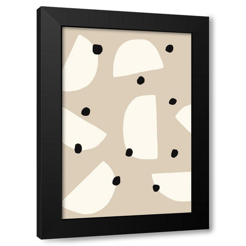 Feeling Crazy Black Modern Wood Framed Art Print with Double Matting by Sawall, Anastasia
