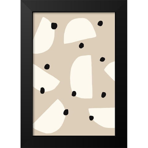 Feeling Crazy Black Modern Wood Framed Art Print by Sawall, Anastasia