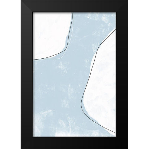 Abstracto Outlined Black Modern Wood Framed Art Print by Sawall, Anastasia