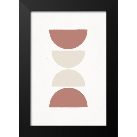 Rust and Sand - Lungo Black Modern Wood Framed Art Print by Sawall, Anastasia