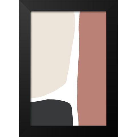 Natural Shades Trio Black Modern Wood Framed Art Print by Sawall, Anastasia