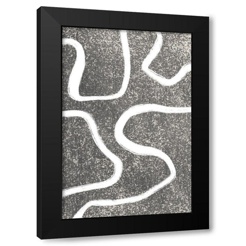 Too many Options Black Modern Wood Framed Art Print by Sawall, Anastasia