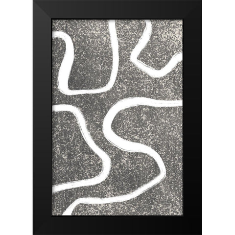 Too many Options Black Modern Wood Framed Art Print by Sawall, Anastasia